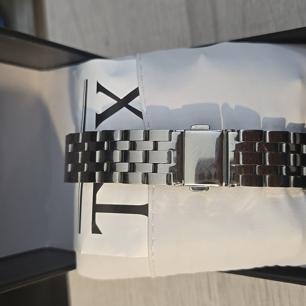 Timex Silver Women's Watch with Crystal Bezel - Picture 3 of 4